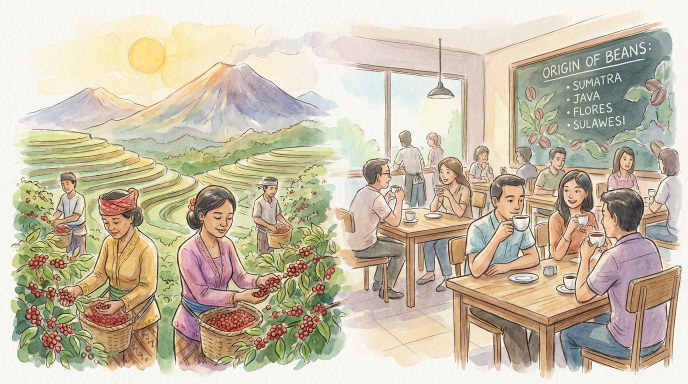 Warum Indonesien seinem eigenen Kaffee vertraut